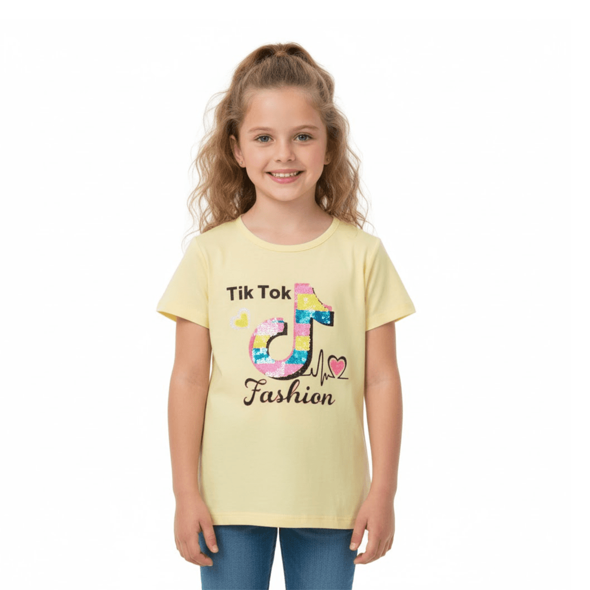 Polera Tik Tok - 4 Amarillo | Hogar y Más