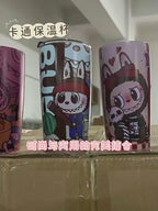Vaso Infantil Labubu con Bombilla y Tapa Antiderrame