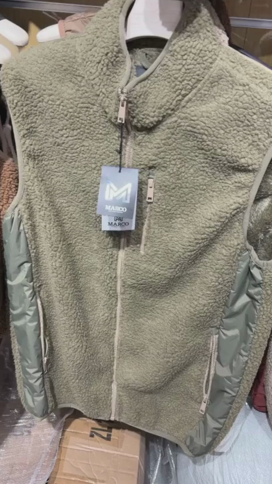 Chaleco Sherpa Hombre Forrado