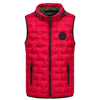 Chaleco Puffer Hombre Reversible con Capucha