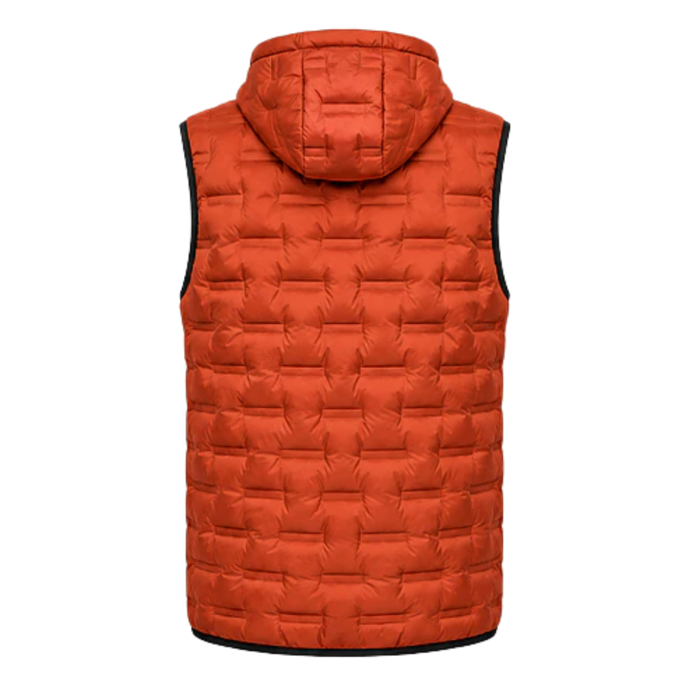 Chaleco Puffer Hombre Reversible con Capucha