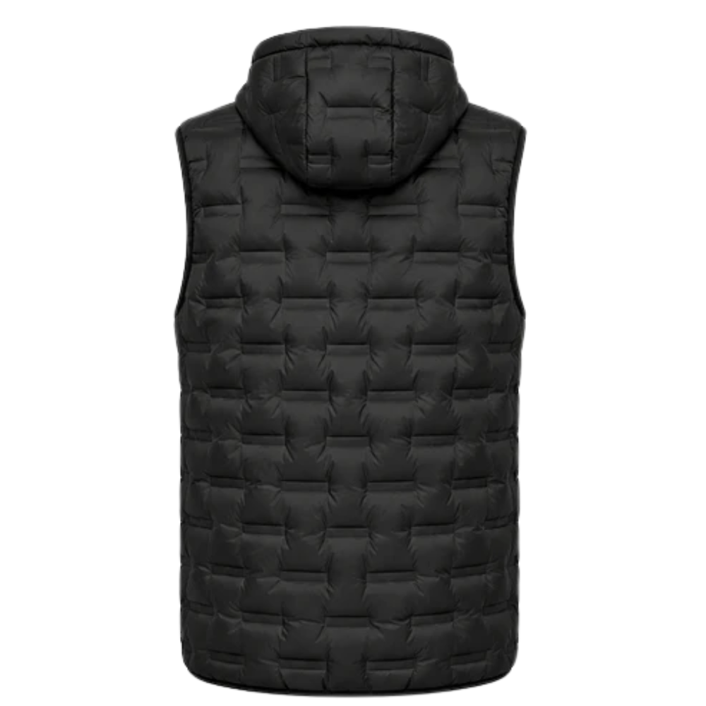 Chaleco Puffer Hombre Reversible con Capucha