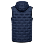 Chaleco Puffer Hombre Reversible con Capucha
