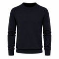 Sweater Suave Mujer Cuello Redondo - Negro Azulado | Hogar y Más