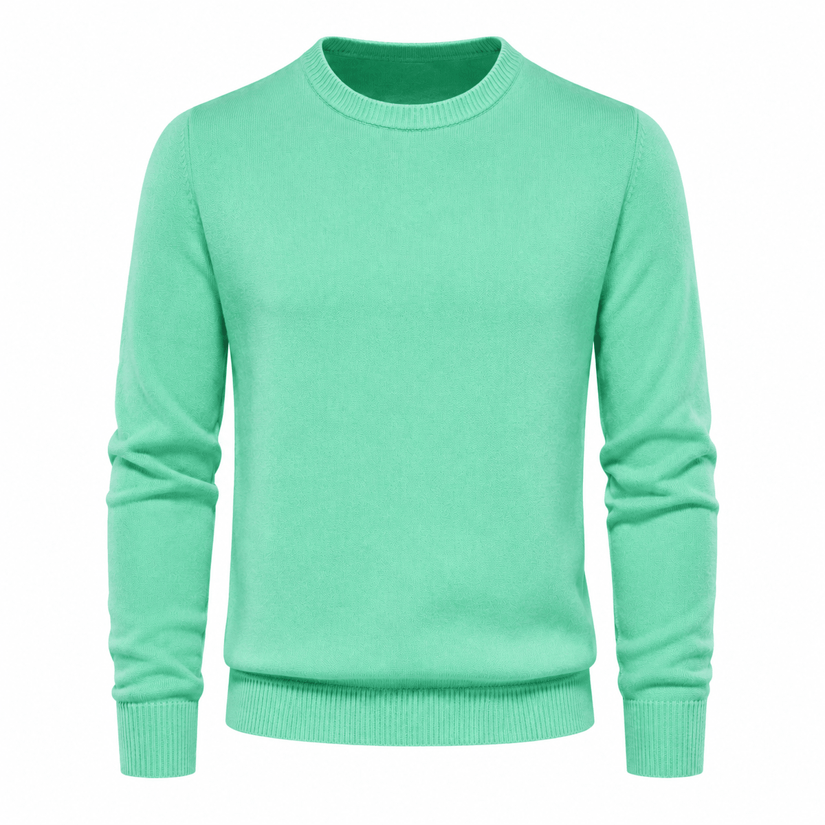 Sweater Suave Mujer Cuello Redondo - Verde Menta | Hogar y Más