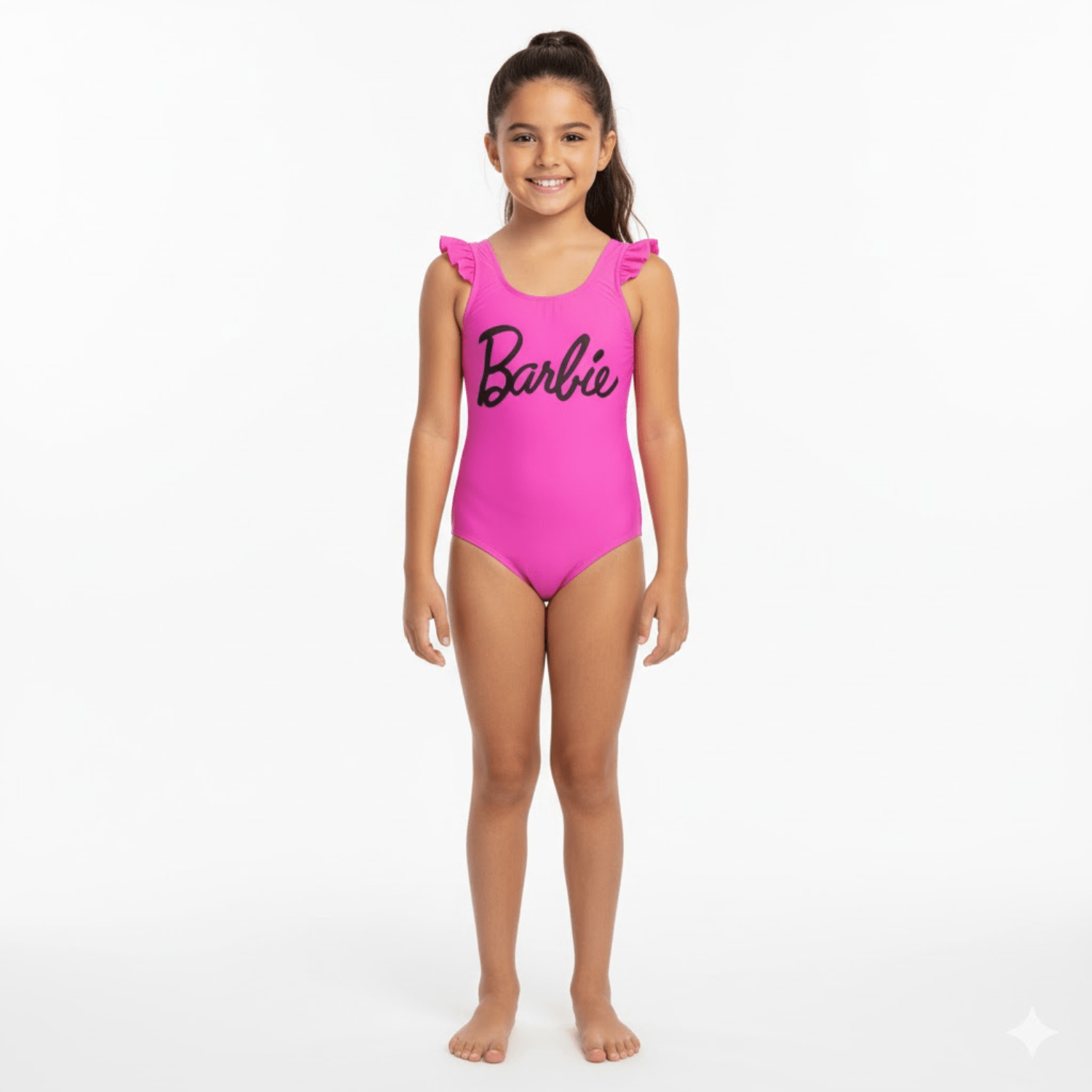 Traje de Baño Barbie Niña – Colección Verano - Fucsia 4/8 | Hogar y Más