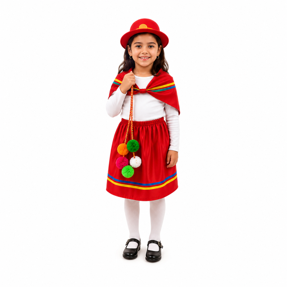 traje tipico nortino niñas